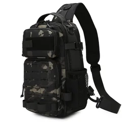 Bolsa táctica MOLLE bandolera impermeable pesca, caza y senderismo
