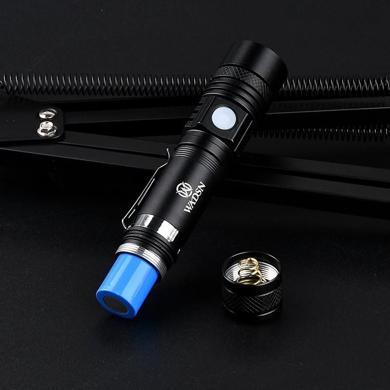 Wadsn linterna LED recargable táctica magnética USB-C camping - imagen 5
