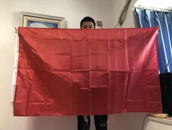 Envío Gratis, bandera del cielo, banderas rojas de 90x150cm, bandera de Color sólido, banderas colgantes de poliéster DIY para decoración