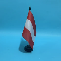 Banderín Austria escritorio poliéster – Oficina con mástil