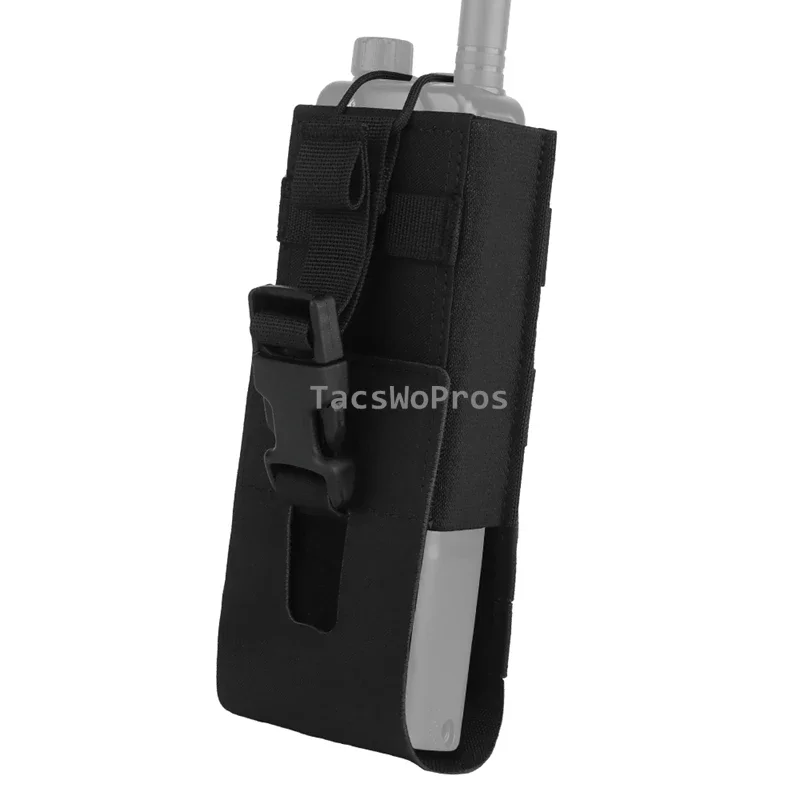 Bolsa para Walkie Talkie con Radio Molle para disparar, riñonera táctica para caza al aire libre, senderismo, escalada, deportes, soporte para botella de agua - imagen 3