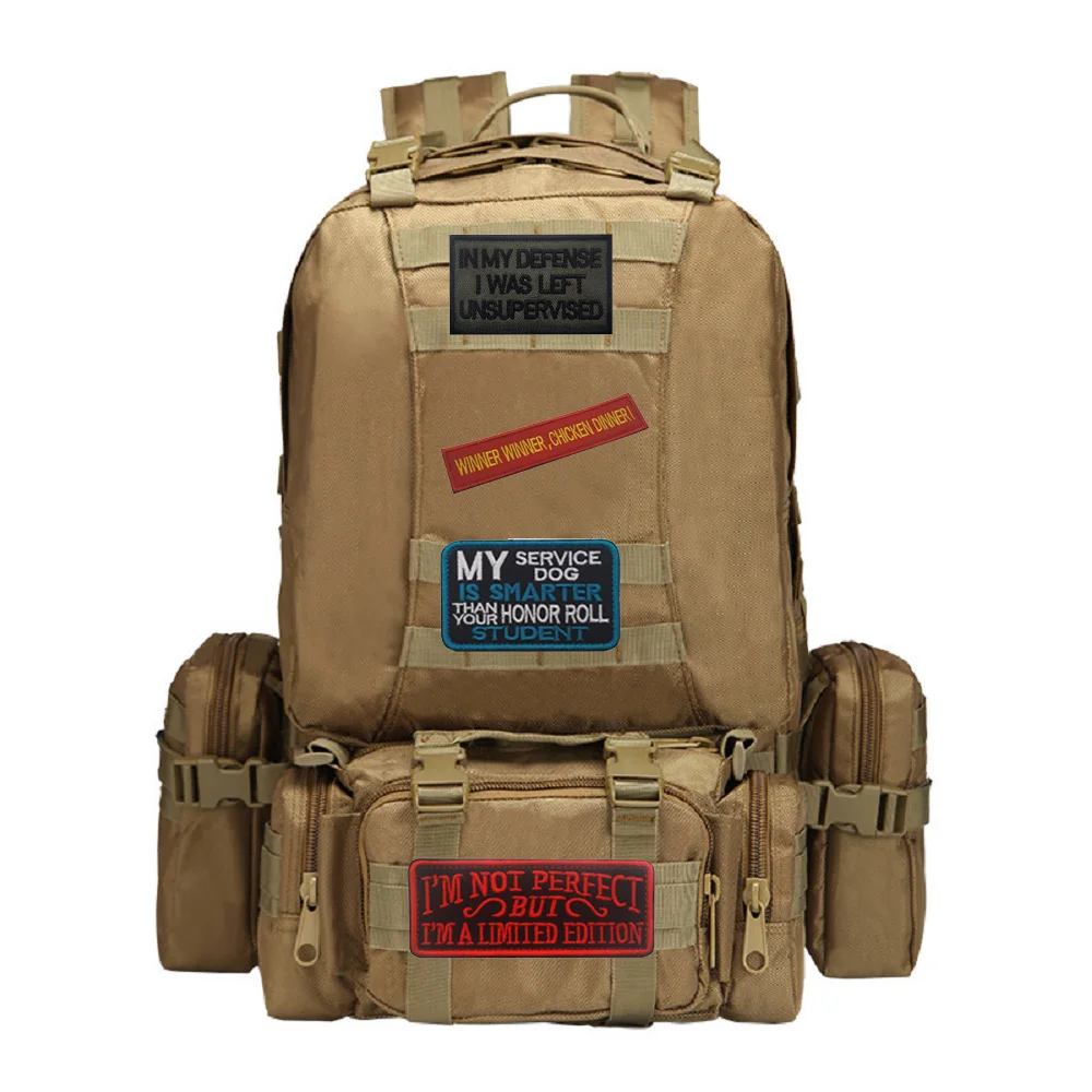 WINNINGI-pegatina de pecho con tira de pecho en inglés, bordado 3D, mejor bolsa de sello bordado, parches de bucle de primer gancho, gran oferta - imagen 2