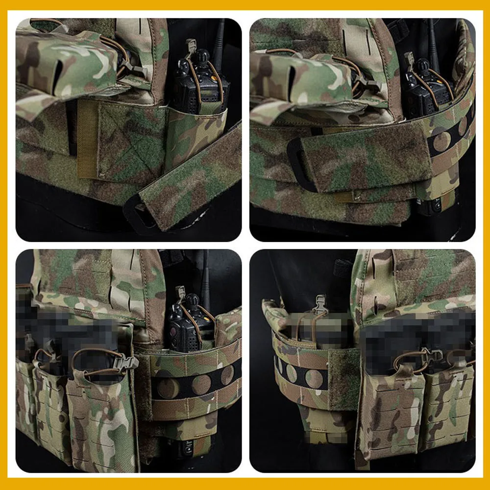 Bolsa de Radio táctica para estilo Ferro, chaleco portador de placa lateral Wingman V2, soporte de Radio elástico, bolsa para revistas, chaleco de caza, equipo - imagen 5