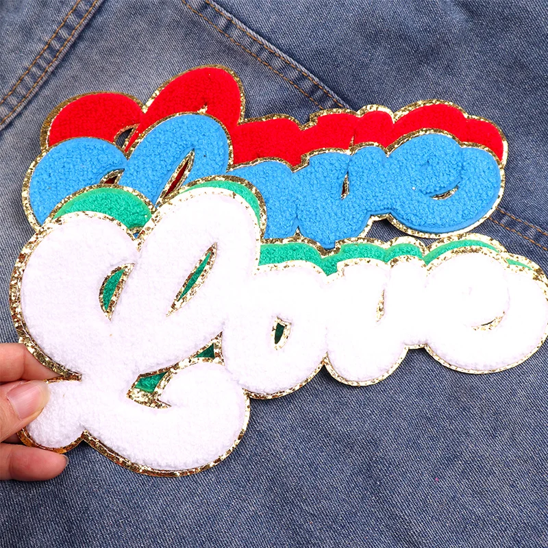 Parche bordado de toalla para el día de la madre, parches de chenilla para planchar, regalo para el Festival - imagen 3