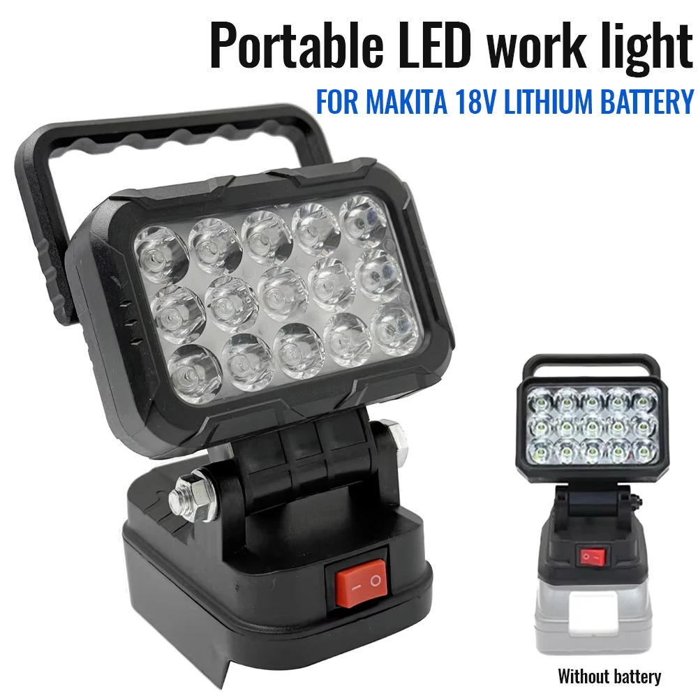 Makita BL1830 lámpara LED de trabajo recargable para acampar
