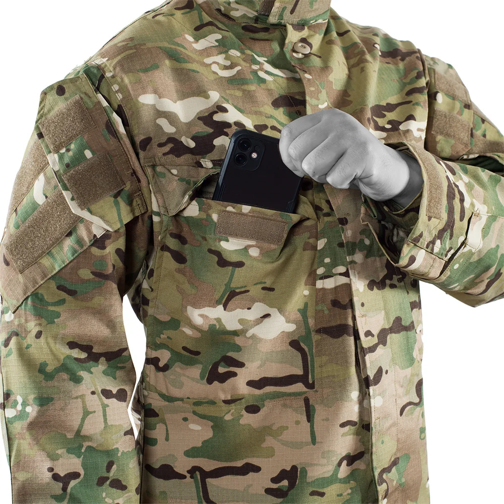 Traje de Base Gen3, Top táctico, abrigo táctico de camuflaje multiterreno, traje de combate de manga larga para entrenamiento - imagen 3