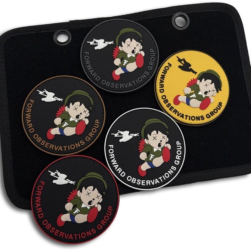 Parche táctico PVC Frontier UAV – Insignia moral con velcro - imagen 4