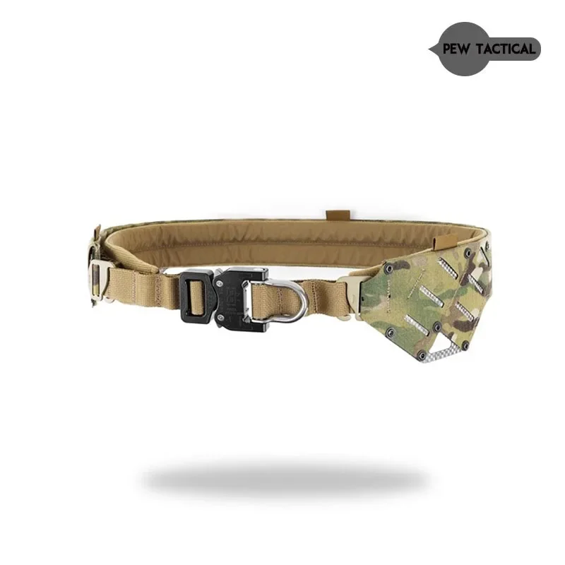 PEW táctico estilo SC USURPER 2 capas cinturón de batalla hebilla de Metal de separación rápida pretina MOLLE caza al aire libre equipo Airsoft - imagen 2