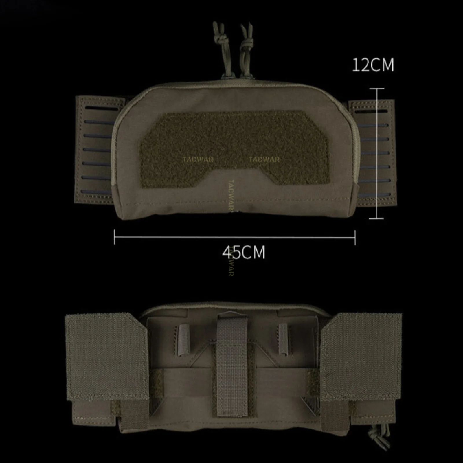 K-Z Bolsa Triple MOLLE para Cargadores - Portador de Placa Secundaria - imagen 2