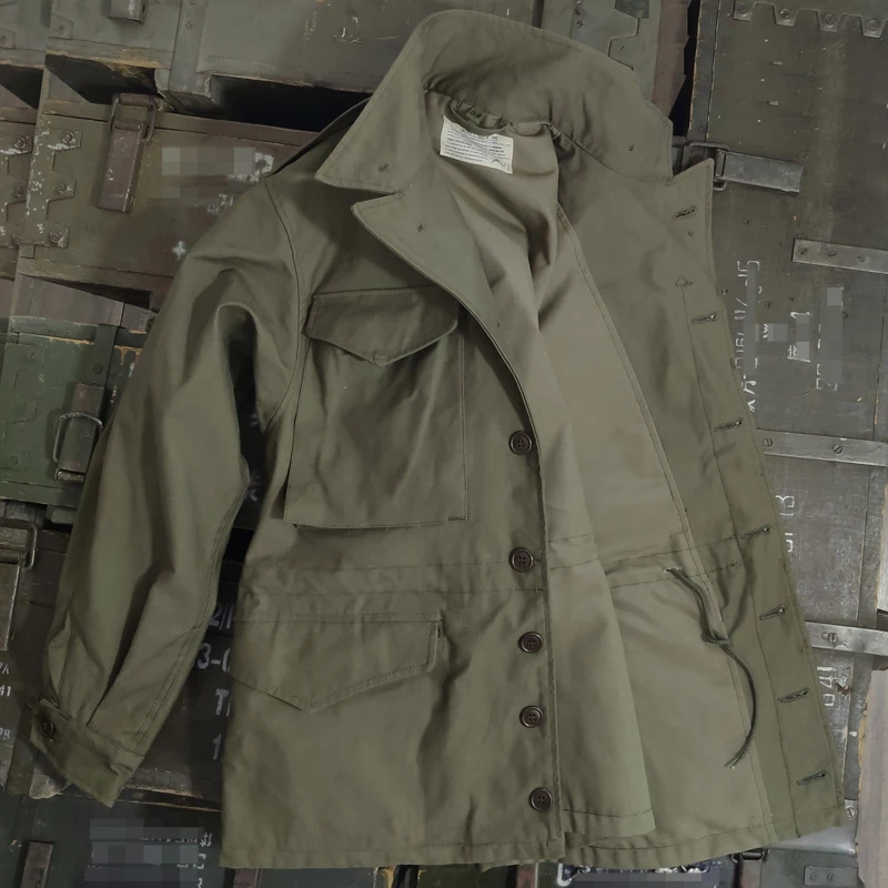 Chaqueta de Trekking al aire libre para hombre, abrigo de campo M43, ropa táctica militar, caza, escalada, entrenamiento de combate, Segunda Guerra Mundial - imagen 3