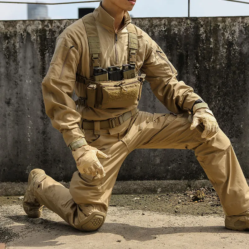 Emersongear E4 camisas de combate camiseta táctica para hombre camisetas de servicio camiseta entrenamiento Camping caza Trekking Airsoft deportes de senderismo - imagen 3