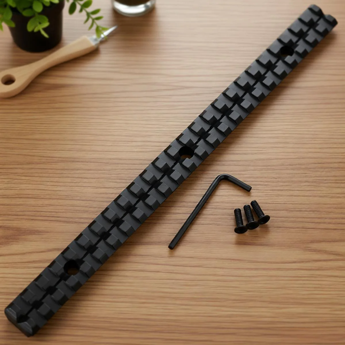 Raíl extendido aluminio 20mm para M16 M4 HK416 Airsoft táctico - imagen 3