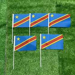 Banderín República del Congo táctico con mástil plástico