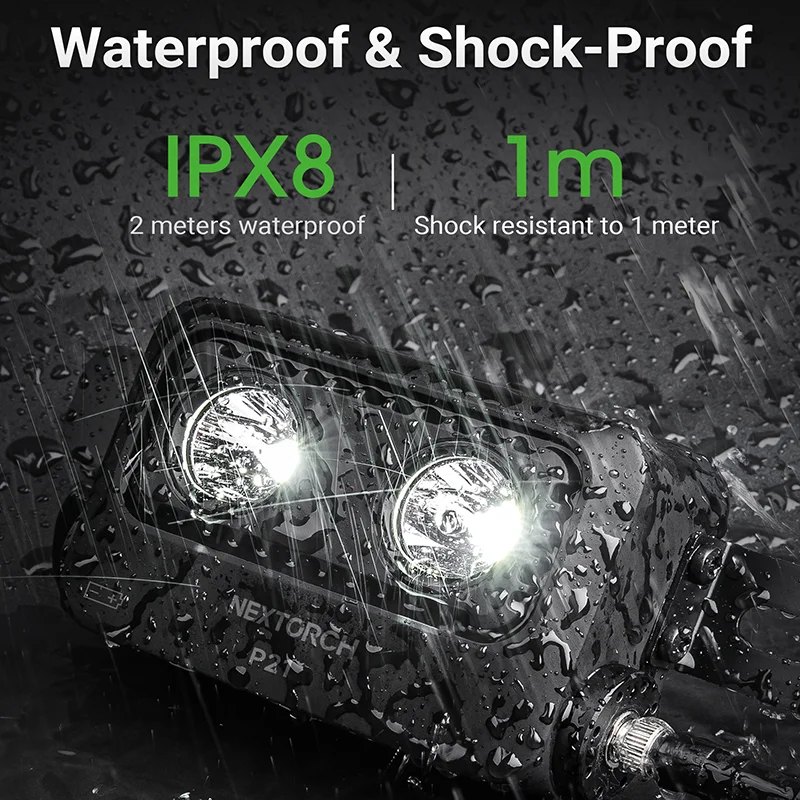 NEXTORCH-reflector portátil P21, reflector de alto brillo de 3000 lúmenes, recargable, para iluminación táctica, escudos, servicio - imagen 3