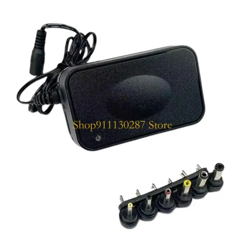 Adaptador corriente ACtoDC universal J1HC voltaje ajustable 3-12 V con 6 puntas conector y cargador USB conveniente y - imagen 5