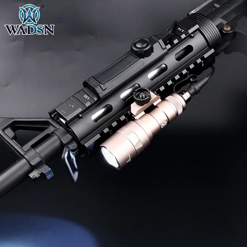 WADSN linterna LED táctica M300C M300A, luz para Rifle de caza, Mini Luz de explorador con interruptor dual, accesorio para Airsoft - imagen 2
