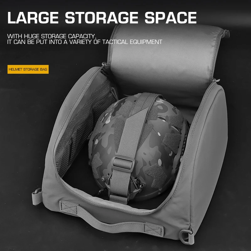 Bolsa de almacenamiento para casco táctico, paquete de mano multiusos para exteriores, motocicleta, ciclismo, senderismo, caza, equipo para casco Airsoft - imagen 3