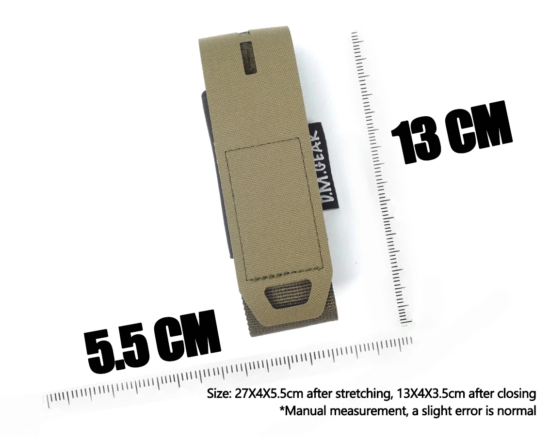 DMGear-ventilador de trompeta para exteriores, bolsa pequeña de almacenamiento multifuncional, modelo Dan smoke Dan, wargame, CS Hunring real - imagen 4
