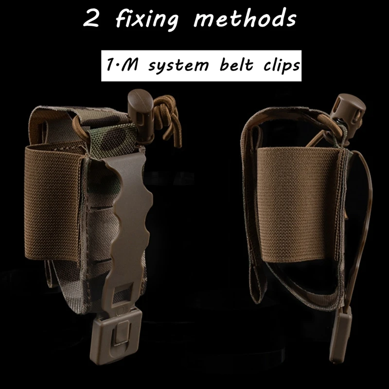 Bolsa de granada multiusos WG, bolsa de almacenamiento elástica táctica Molle M67, bolsa de herramientas de cintura para exteriores - imagen 5