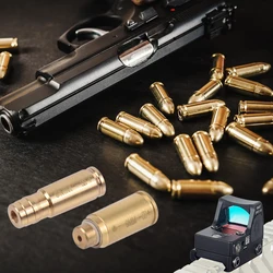 Mira láser táctica roja de latón para fusil Picatinny