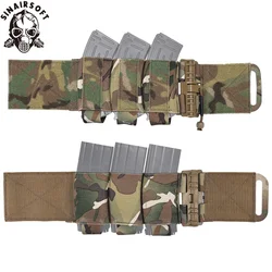 Chaleco táctico modular SINAIRSOFT FCSK portaplacas con faja elástica