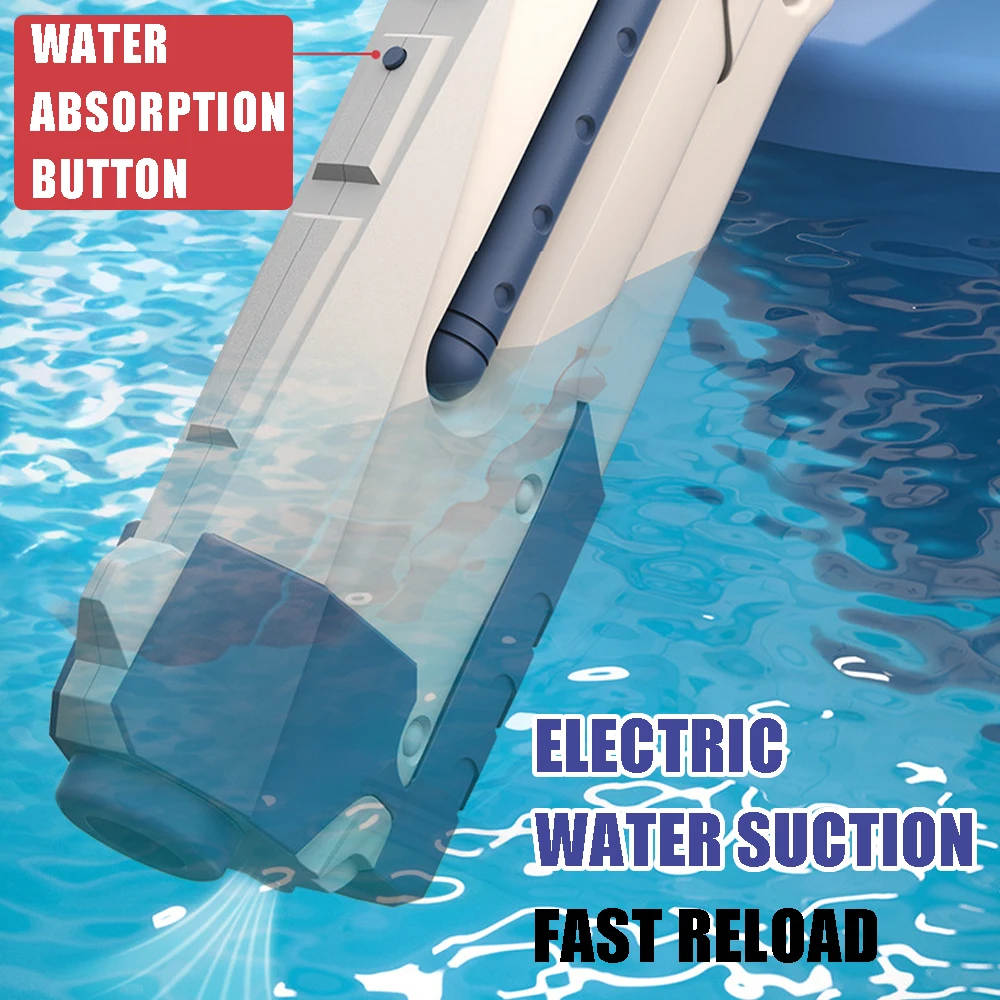Pistola de agua eléctrica – Automática largo alcance adultos - imagen 2