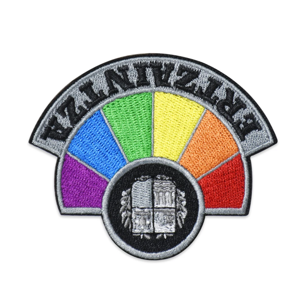 ERTZAINTZA parches bordados de letreros coloridos para ropa, apliques de chaquetas para planchar, parches frescos, insignias de ropa de costura