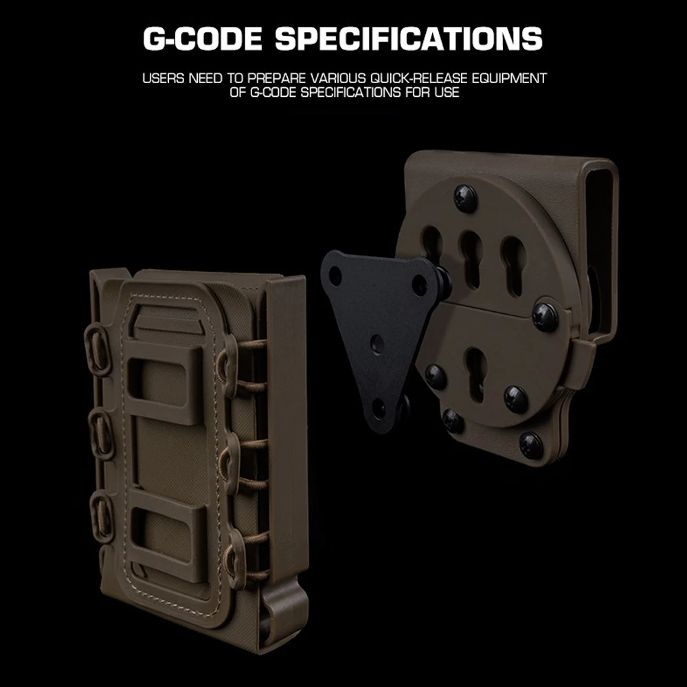 Adaptador de funda de pistola RTI DUTY, sistema de bloqueo rápido, cinturones tácticos de Airsoft con código G, funda para pierna caída, plataforma de montaje/de liberación rápida - imagen 2