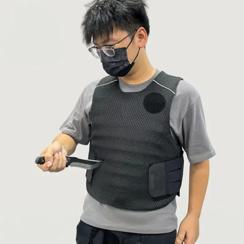 Chaleco ocultable a prueba de puñaladas de nivel 5, armadura de escala transpirable, resistente a puñaladas y golpes, equipo de seguridad y autodefensa ultraligero - imagen 4