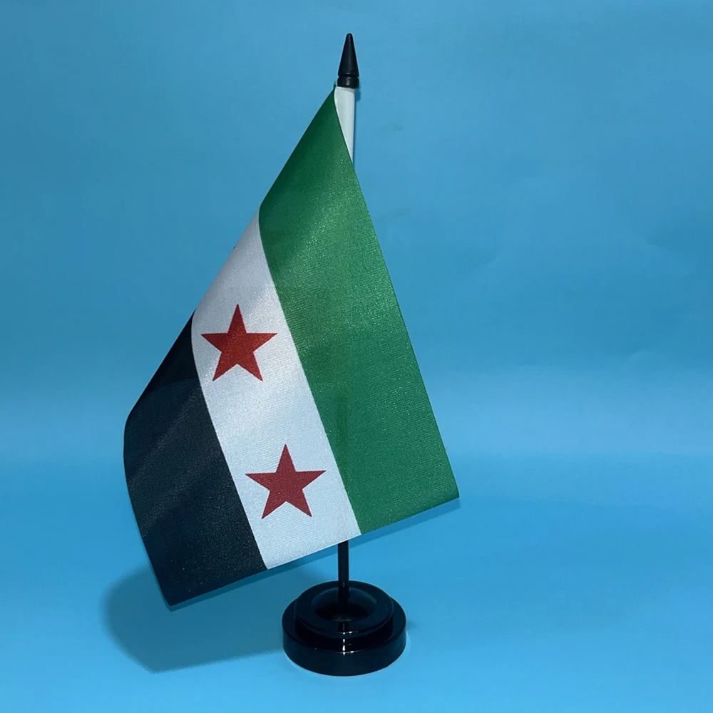 SKY Bandera de Escritorio Siria Tres Estrellas - imagen 4