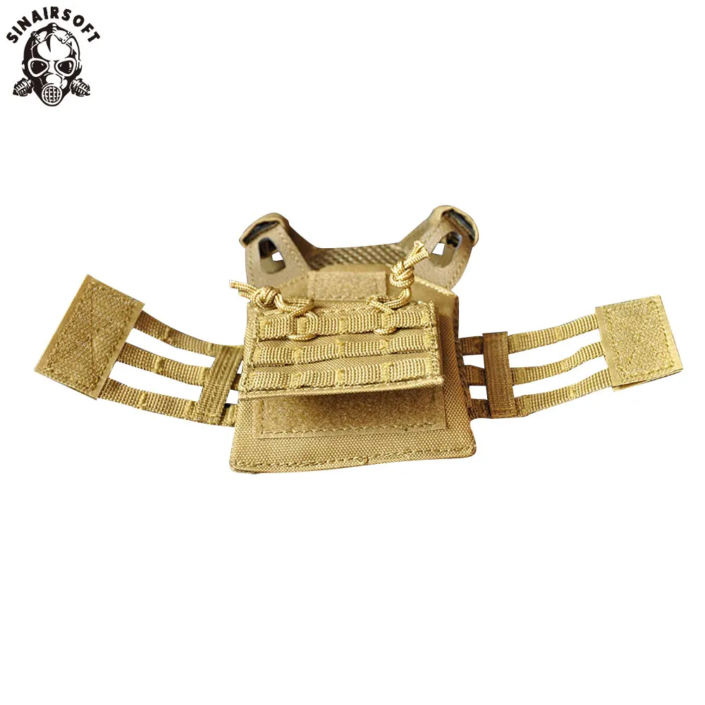 SINAIRSOFT Chaleco táctico MOLLE mini ajustable para caza - imagen 5