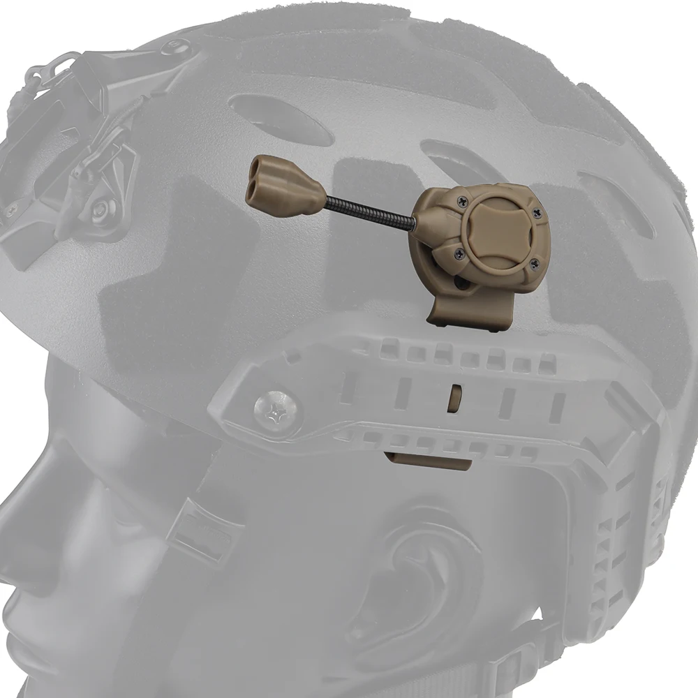 Interruptor de luces para casco táctico rápido, sistema de iluminación Personal multifuncional, lámpara estroboscópica IR, lámpara para cascos MICH - imagen 2