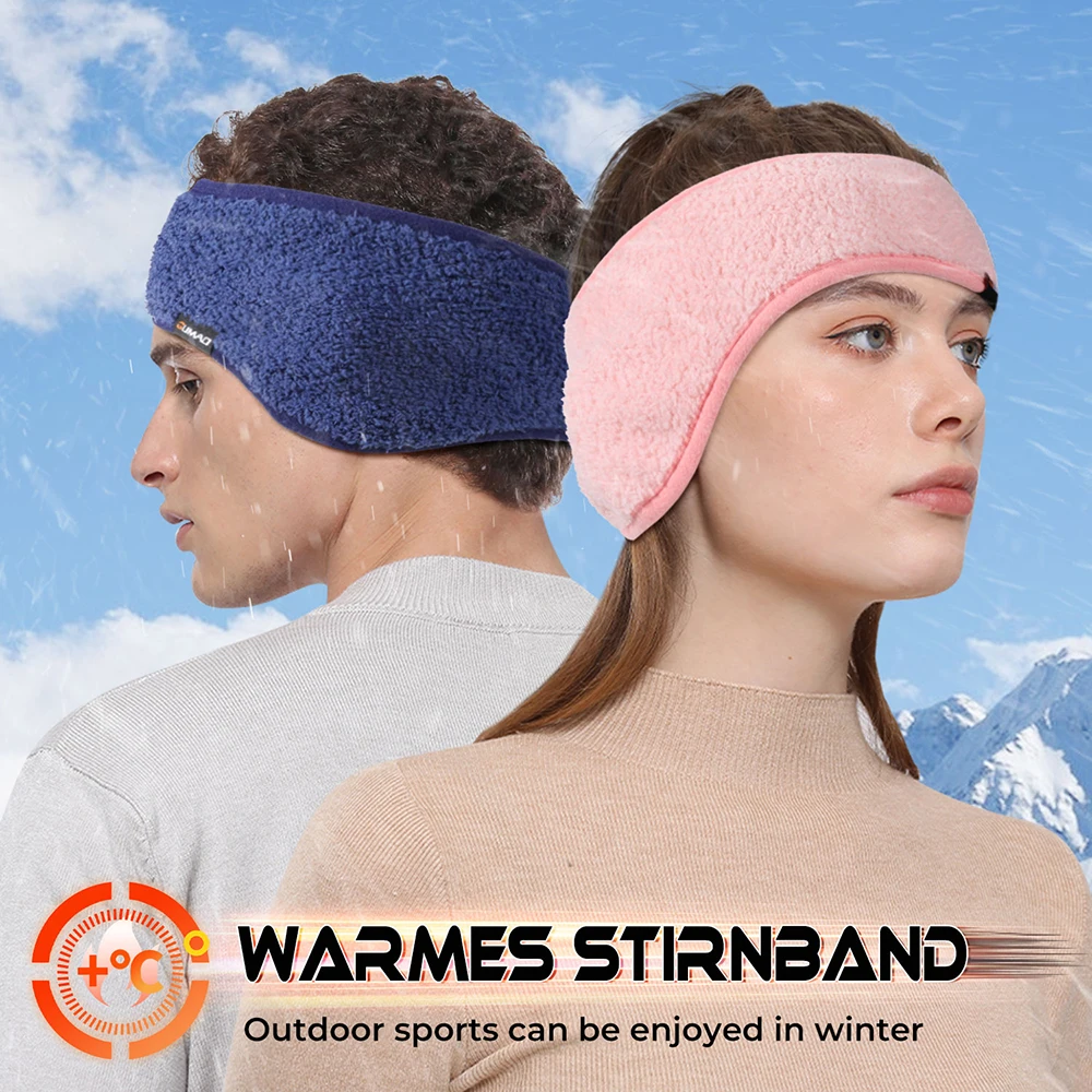 Diademas deportivas de invierno para hombre y mujer, Bandana cálida para la cabeza, cubierta para la oreja, accesorios para deportes al aire libre, Yoga, gimnasio, senderismo, Fitness, correr - imagen 3