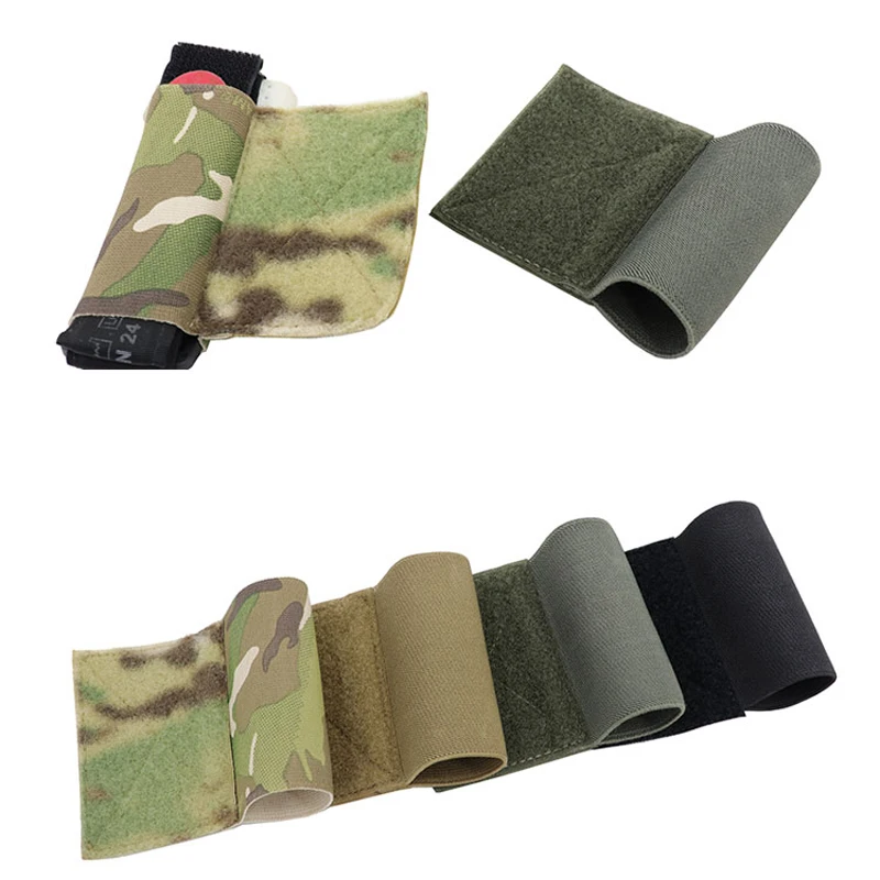 Soporte de torniquete elástico Multicam, bolsa de almacenamiento TQ, Airsoft táctico, aparejo de pecho, chaleco, accesorios, equipo - imagen 3