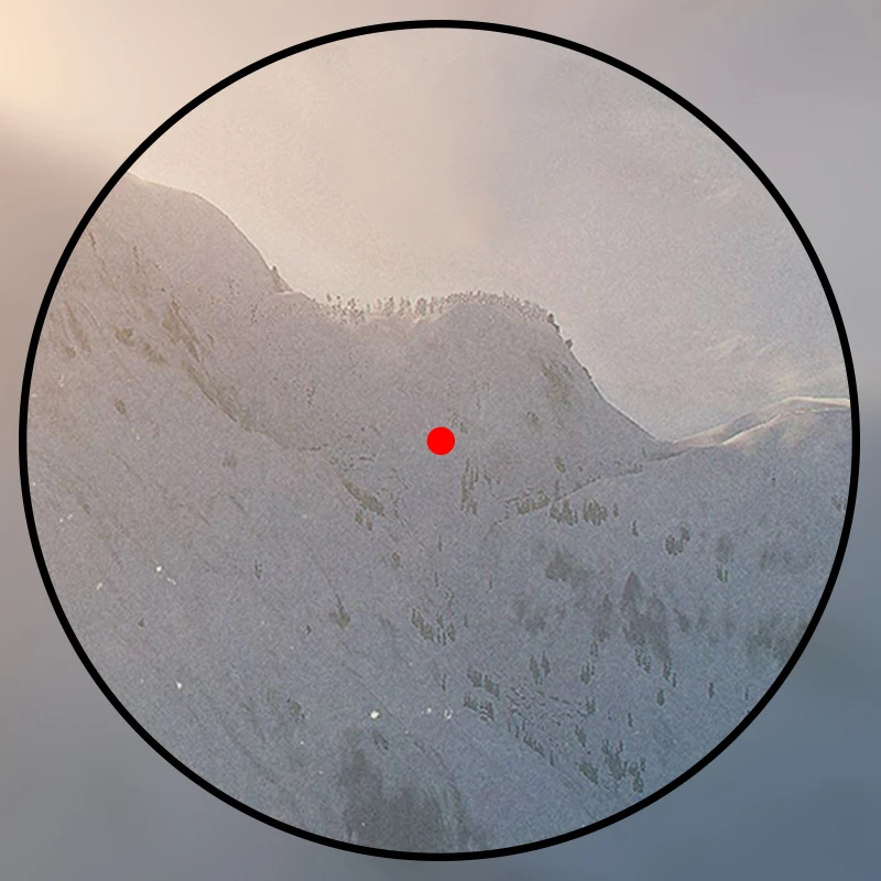 2025 1x25 compacto Red Dot Scope Red Dot Sight 2 MOA Reflex Sight Mini Rifle Scope con soporte elevador de 1 pulgada 2026 - imagen 4