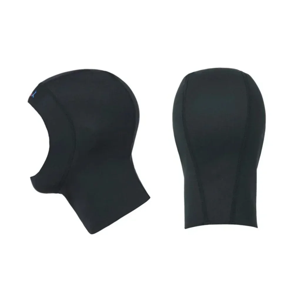 Gorro de neopreno de 3mm para hombre y mujer, gorro con capucha para pescar y esnórquel, máscara facial completa para nadar, gorro de buceo cálido e impermeable, gorro de natación para invierno - imagen 3