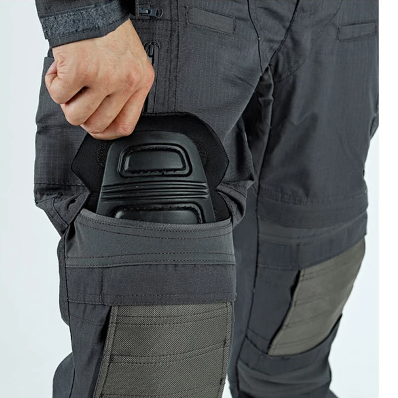 Pantalones tácticos al aire libre, pantalones Cargo informales impermeables, nuevos pantalones de entrenamiento para hombre, pantalones informales resistentes al desgaste con múltiples bolsas para hombre, nuevos - imagen 5