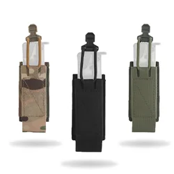 Bolsa multiusos pequeña elástica, organizador de herramientas de 9mm, inserto molle, bolsa fija elástica para revistas de pistola