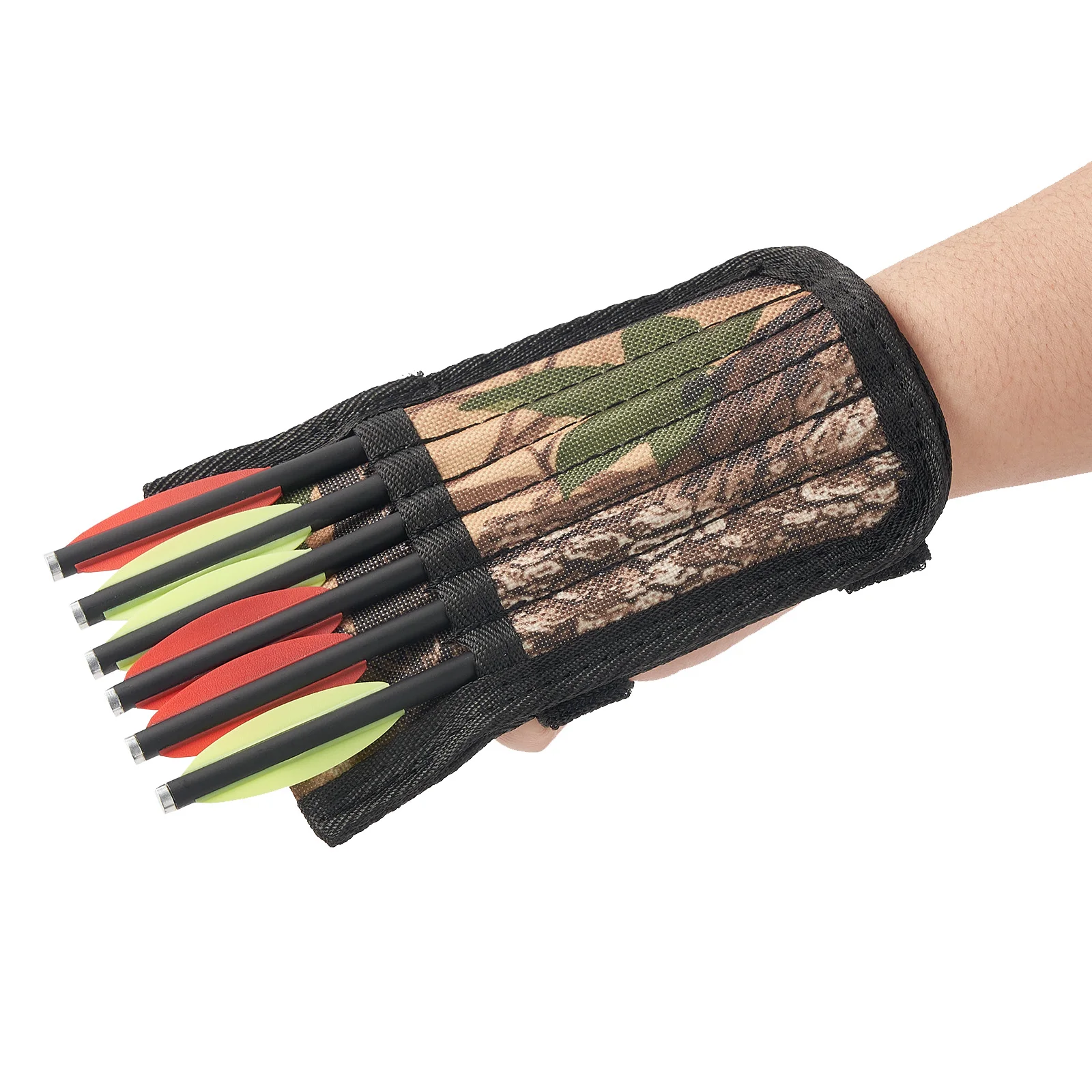 La bolsa de flecha corta se puede usar en uno o ambos lados a mano, compacta y portátil para deportes al aire libre, sencilla y cómoda de usar - imagen 5