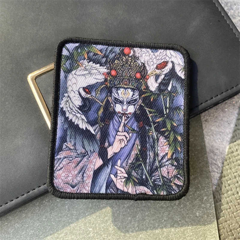 Insignia de moral de hadas Tonghe, parche impreso, brazalete táctico militar con gancho y bucle, mochila, sombrero, accesorios DIY, pegatinas - imagen 5