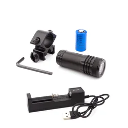 Linterna táctica LED recargable para exterior, camping y escalada