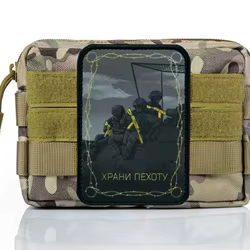 Parche con estampado de insignia de moral táctica para ropa, parches militares con gancho y bucle, pegatina para mochila, apliques para brazalete