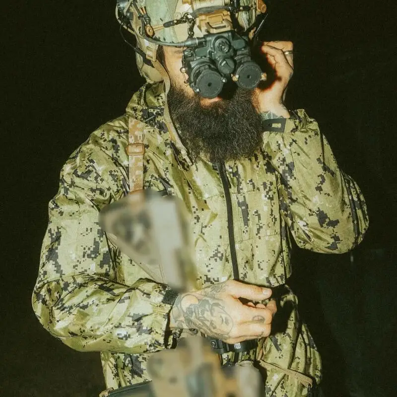 Cortavientos táctico Gen.III impermeable para exteriores AOR2 Color tigre verde - imagen 4