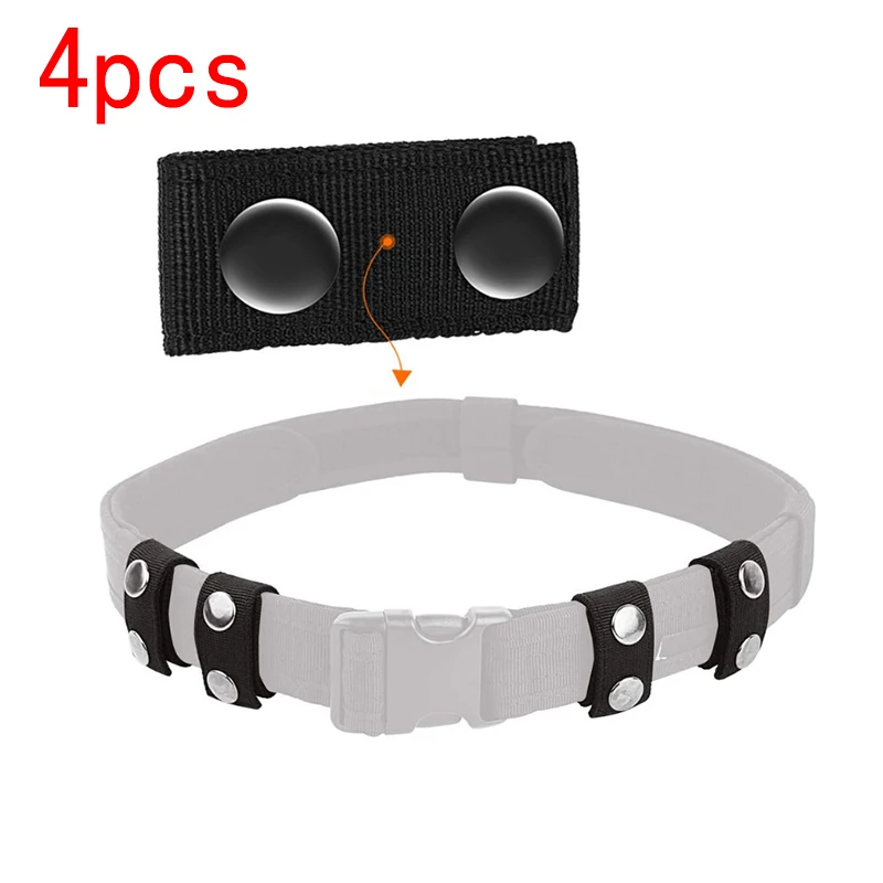 Cinturón táctico multifuncional, 4 piezas, doble hebilla de nailon, portátil, equipo táctico, accesorio para deportes al aire libre, hebilla fija - imagen 3