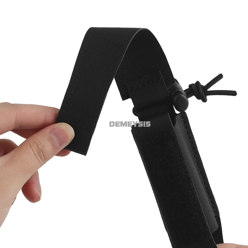 Riñoneras para exteriores, bolsa multiusos MOLLE con tira de sujeción mágica, cinturón táctico de Paintball, bolsa elástica, portador de herramientas - imagen 3