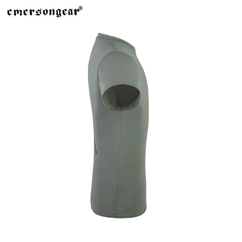 Emersongear-Camiseta táctica absorbente de sudor, camiseta absorbente tipo J, pantalones cortos de manga, pesca, Camping, ciclismo, deporte de senderismo - imagen 2