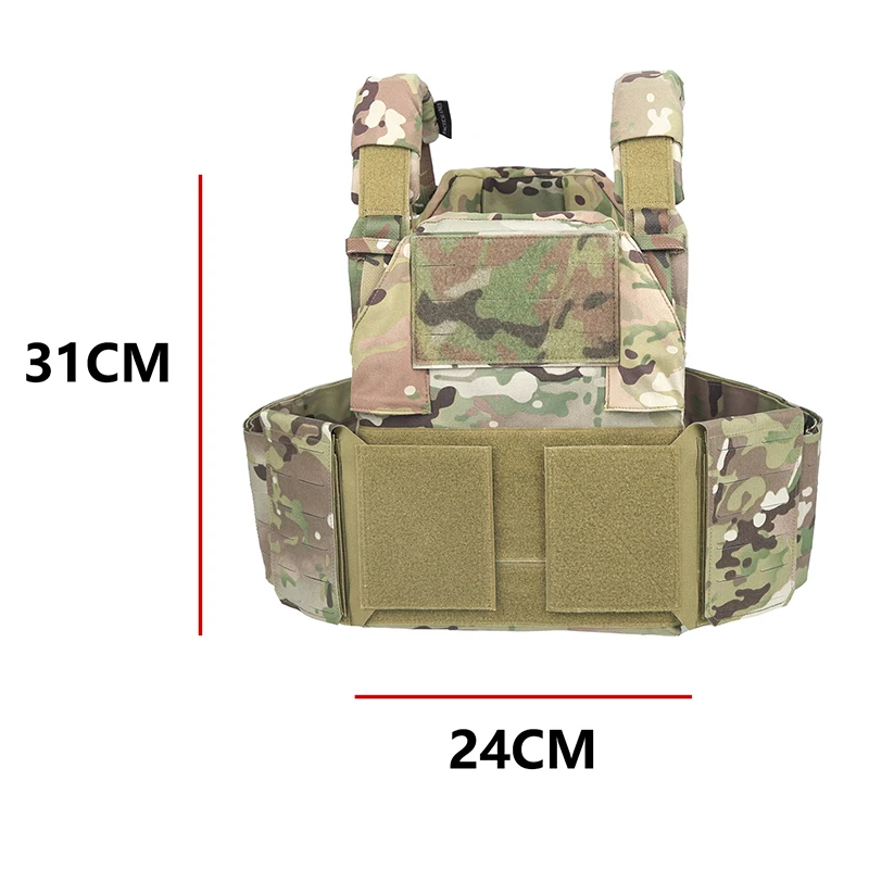 Chaleco táctico Thorax 2,0 HSP estilo portador de placa peso ligero MC Airsoft equipo de equipo juego de guerra al aire libre - imagen 2