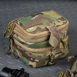 Bolsa táctica NVG para gafas de visión nocturna Binocular, estuche de almacenamiento de doble capa, bolsa de protección a prueba de golpes para Airsoft Molle