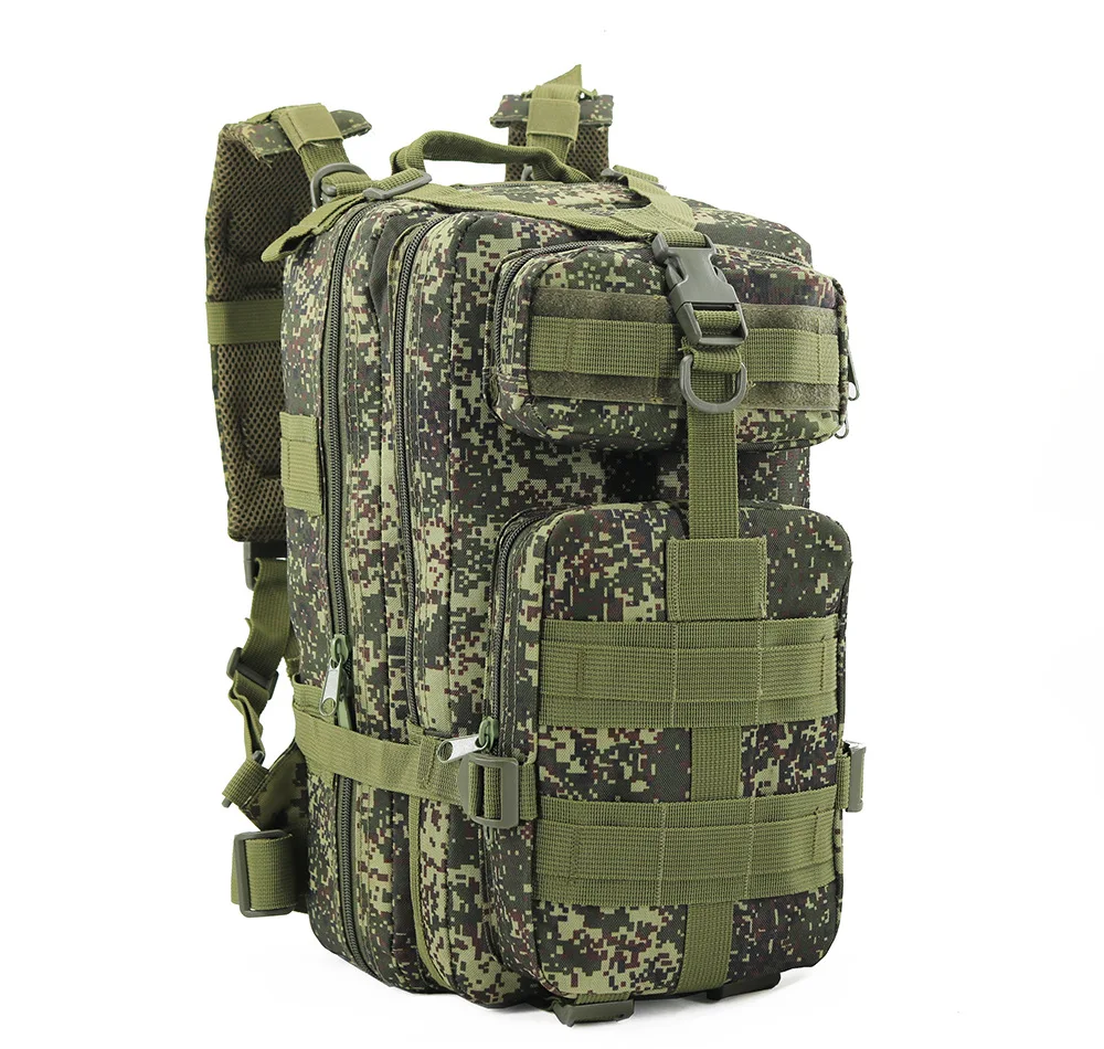 Bolsa 3P mejorada de 20-35L, mochila táctica deportiva para acampar, bolsa de camuflaje para exteriores - imagen 2