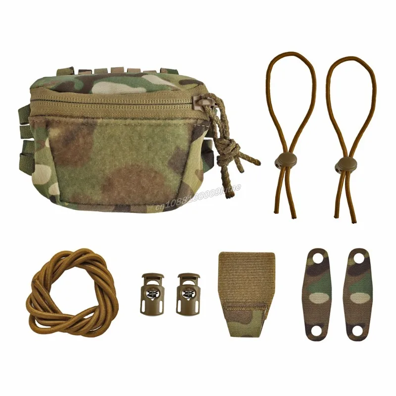 Bolsa táctica para batería de casco SC, anclaje de retención de equilibrio, bolsillo para nodo integrado, nueva bolsa Universal para almacenamiento de batería trasera - imagen 4